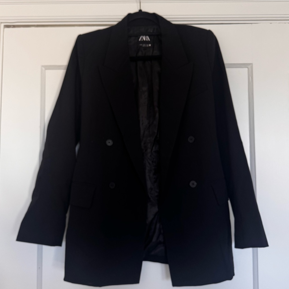Zara Black Oversized Blazer